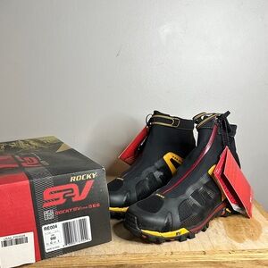 Rocky Men's Black and Red Athletic Shoes size 9M